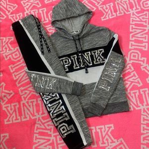 PINK Grey, black and white Set